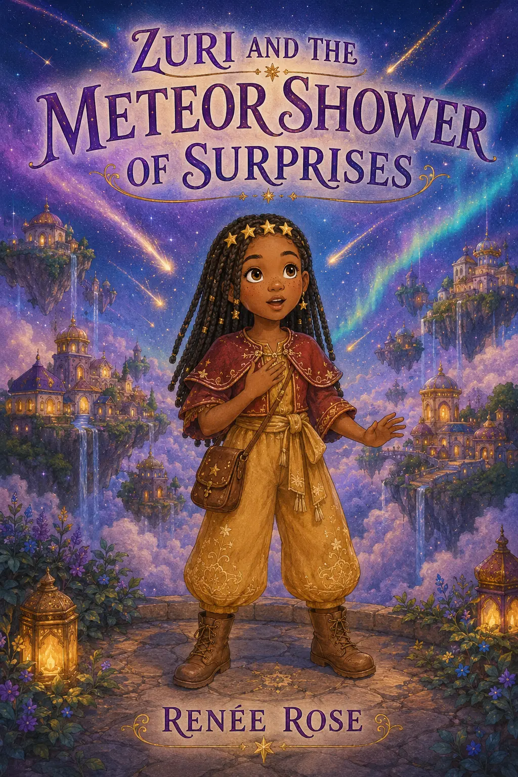 Approved cover of Zuri and the Meteor Shower of Surprises
