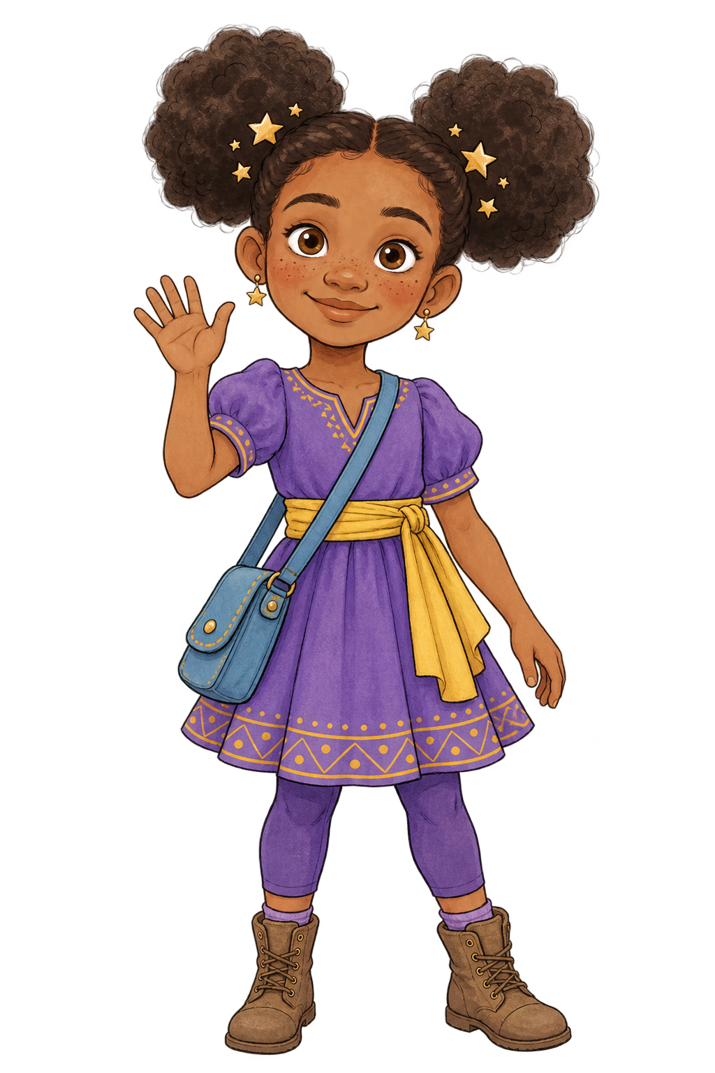 Official full-body illustration of Zuri