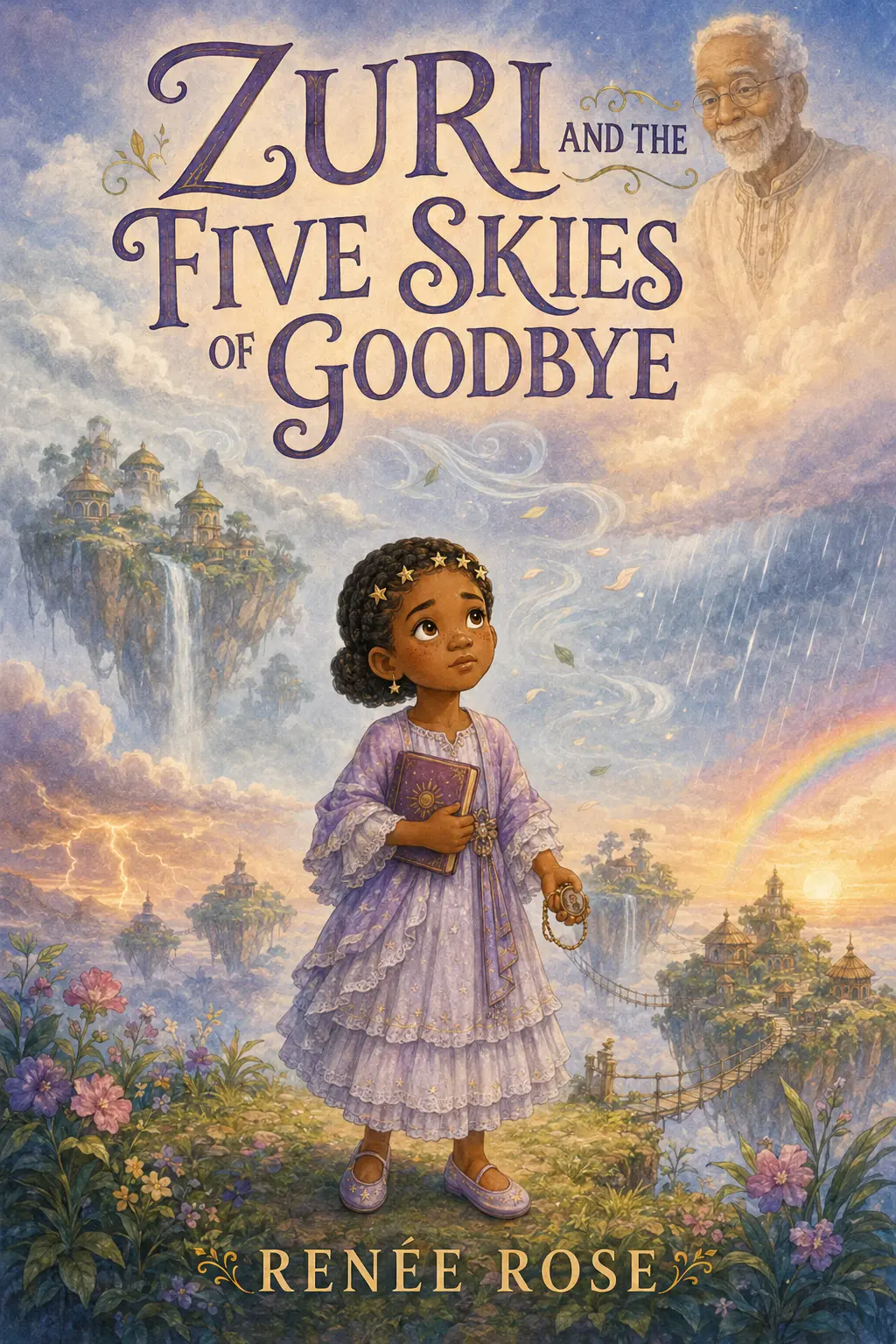 Approved cover of Zuri and the Five Skies of Goodbye