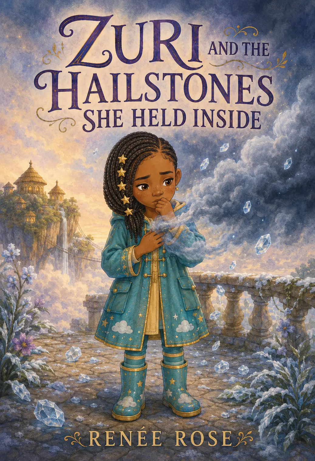 Approved cover of Zuri and the Hailstones She Held Inside